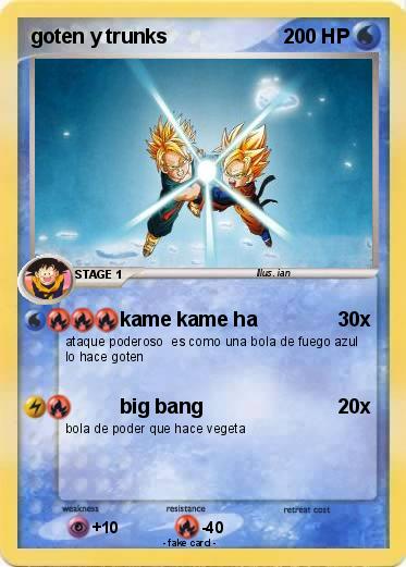 Pokemon goten y trunks