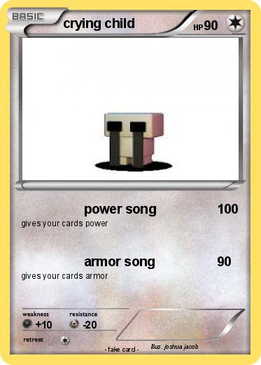 Pokemon crying child