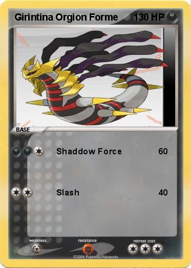 Pokemon Girintina Orgion Forme 