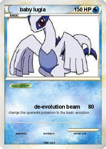 Pokemon baby lugia