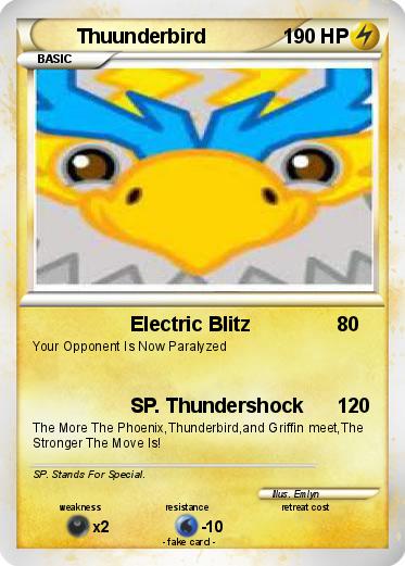 Pokemon Thuunderbird
