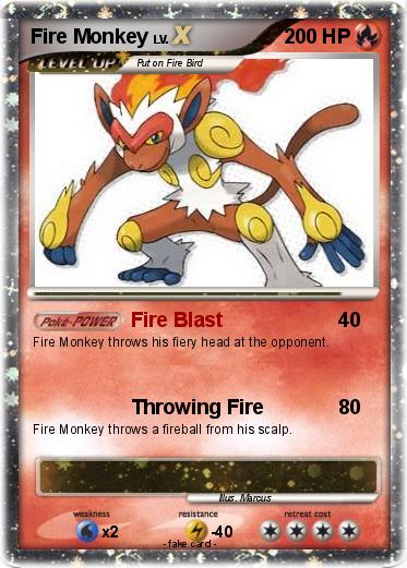 Pokemon Fire Monkey