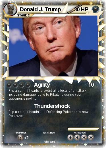 Pokemon Donald J. Trump