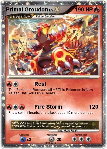 Pokemon Primal Groudon