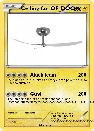 Pokemon Ceiling fan OF DOOM