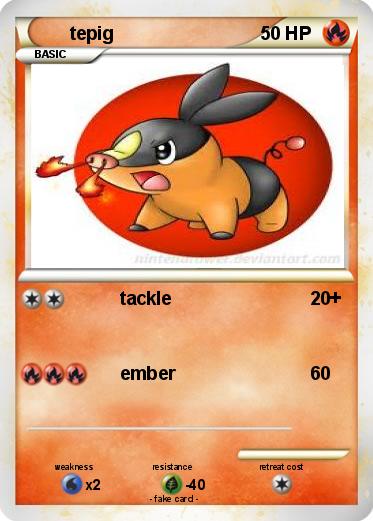 Pokemon tepig
