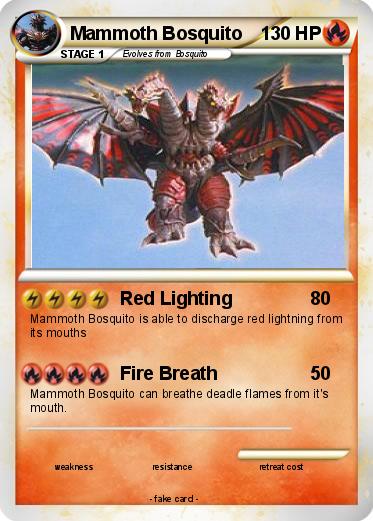 Pokemon Mammoth Bosquito