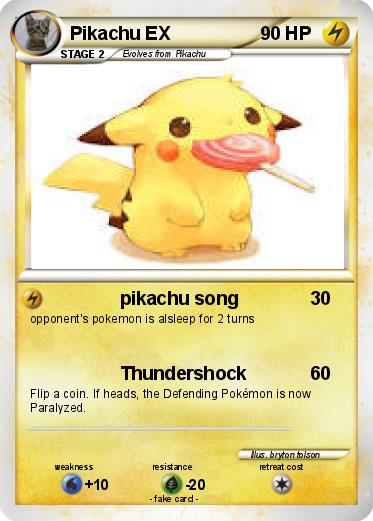 Pokemon Pikachu EX