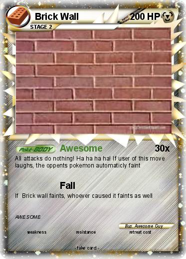 Pokemon Brick Wall
