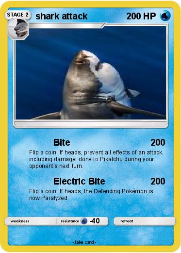 Pokemon shark attack