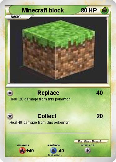 Pokemon Minecraft block