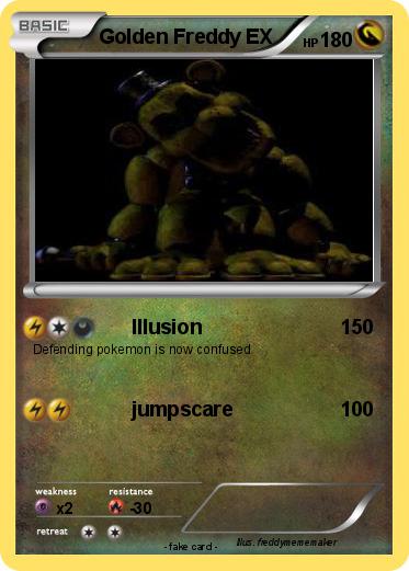 Pokemon Golden Freddy EX
