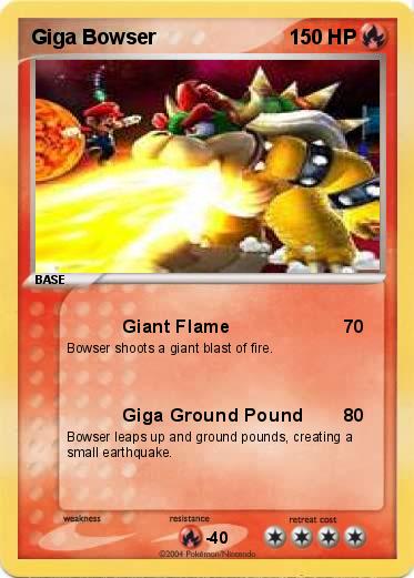 Pokemon Giga Bowser