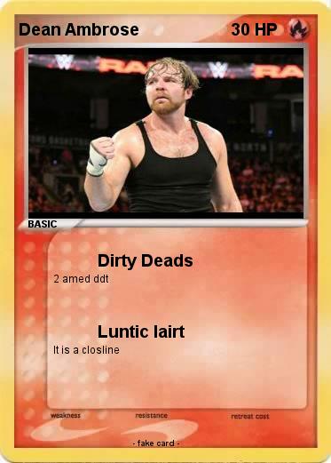 Pokemon Dean Ambrose