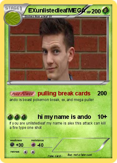 Pokemon EXunlistedleafMEGA