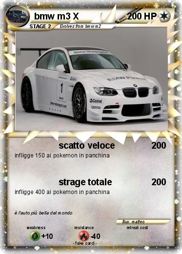 Pokemon bmw m3 X