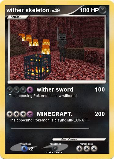 Pokemon wither skeleton