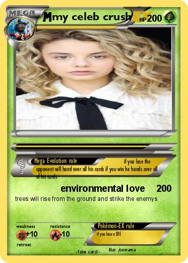 Pokemon my celeb crush