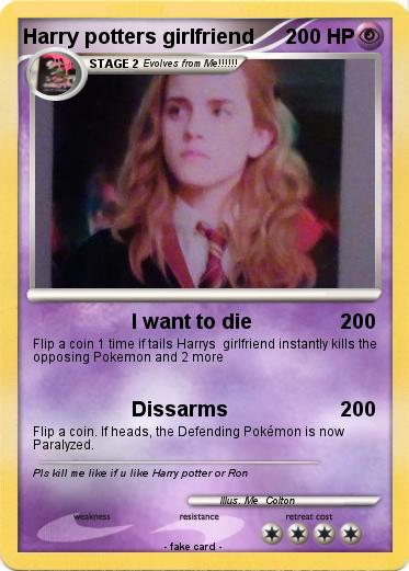 Pokemon Harry potters girlfriend