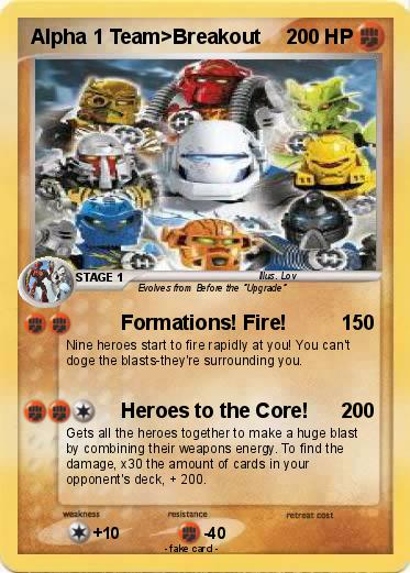 Pokemon Alpha 1 Team>Breakout