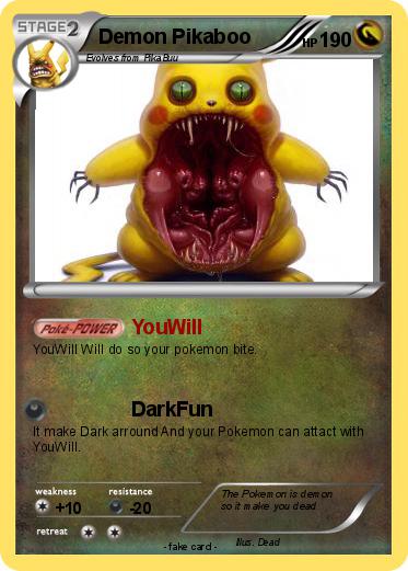Pokemon Demon Pikaboo