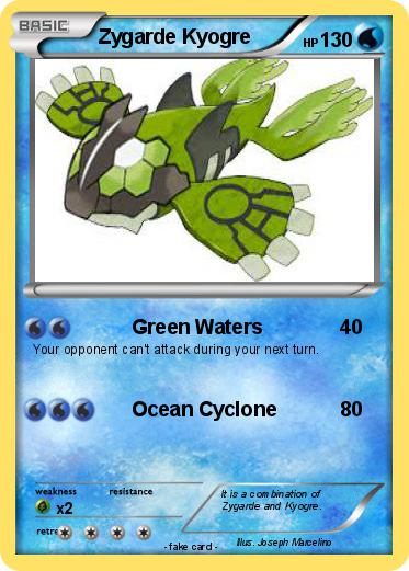 Pokemon Zygarde Kyogre