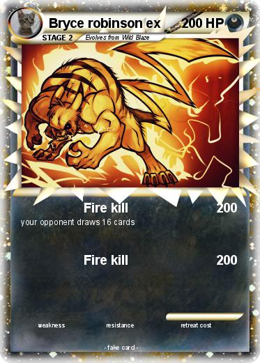 Pokemon Bryce robinson ex