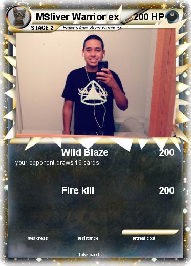 Pokemon MSliver Warrior ex