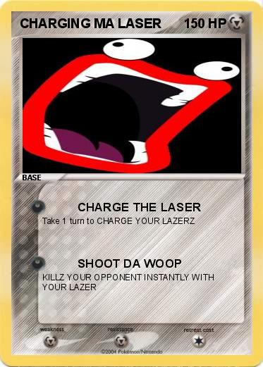 Pokemon CHARGING MA LASER