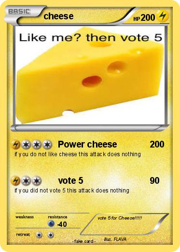Pokemon cheese