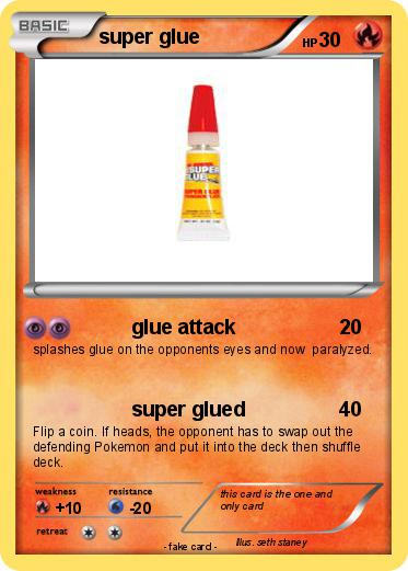 Pokemon super glue