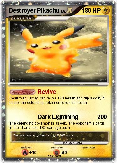 Pokemon Destroyer Pikachu