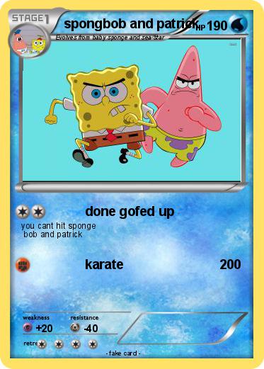 Pokemon spongbob and patrick