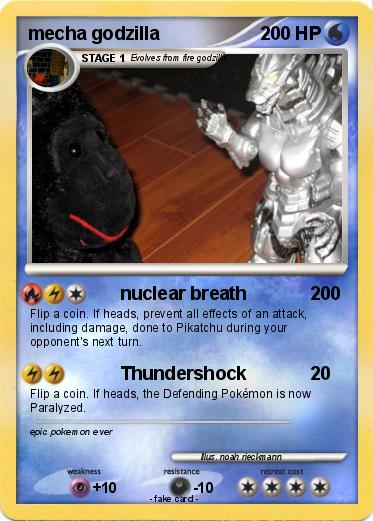 Pokemon mecha godzilla