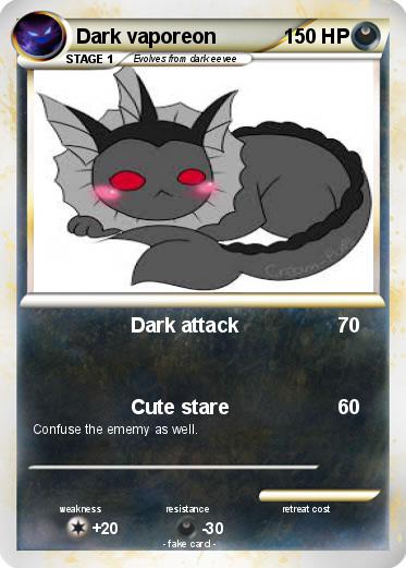 Pokemon Dark vaporeon