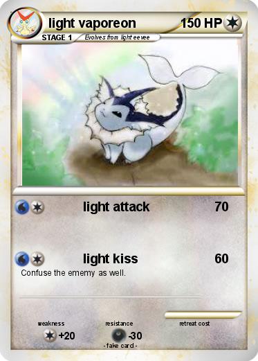 Pokemon light vaporeon
