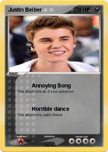 Pokemon Justin Beiber
