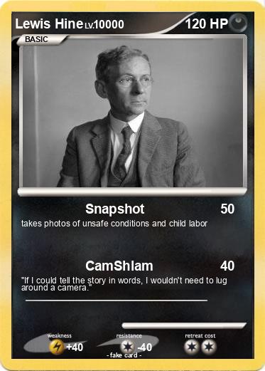 Pokemon Lewis Hine