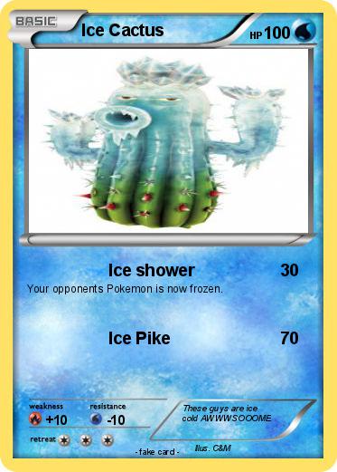 Pokemon Ice Cactus