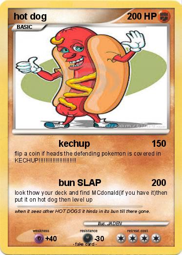 Pokemon hot dog