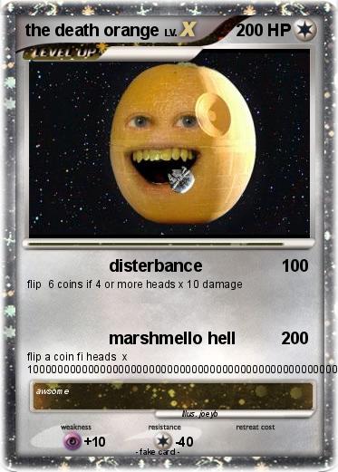 Pokemon the death orange