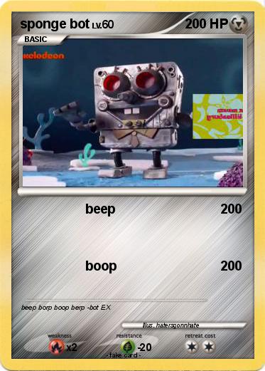 Pokemon sponge bot