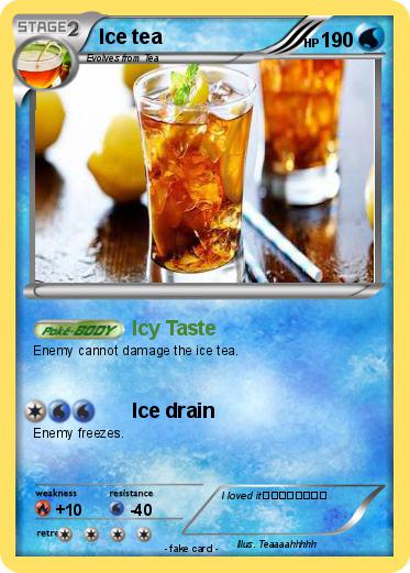 Pokemon Ice tea