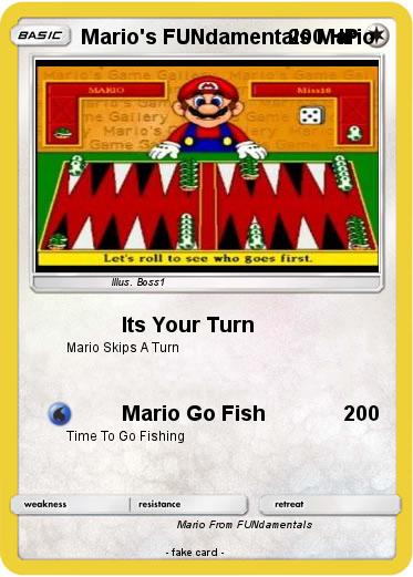 Pokemon Mario's FUNdamentals Mario