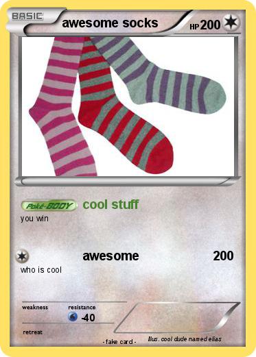Pokemon awesome socks