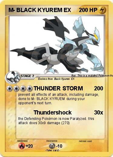 Pokemon M- BLACK KYUREM EX