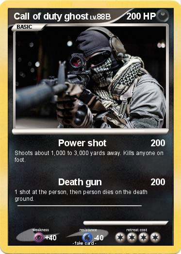 Pokemon Call of duty ghost