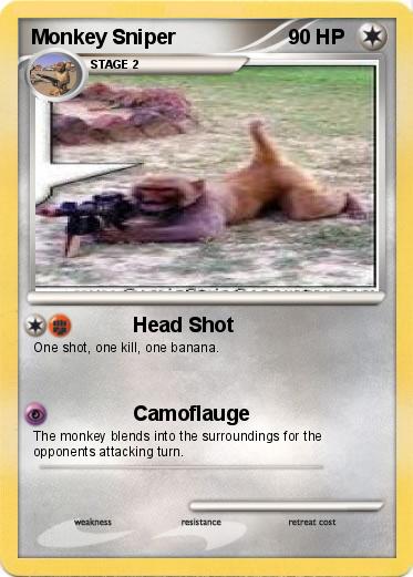 Pokemon Monkey Sniper
