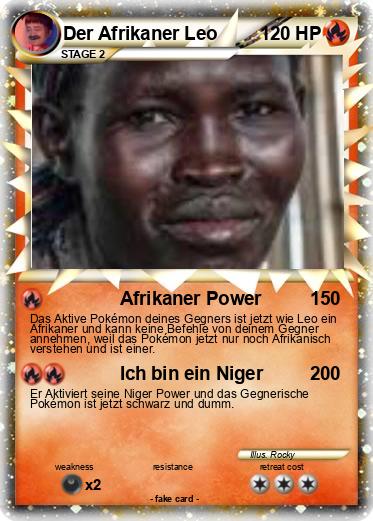 Pokemon Der Afrikaner Leo