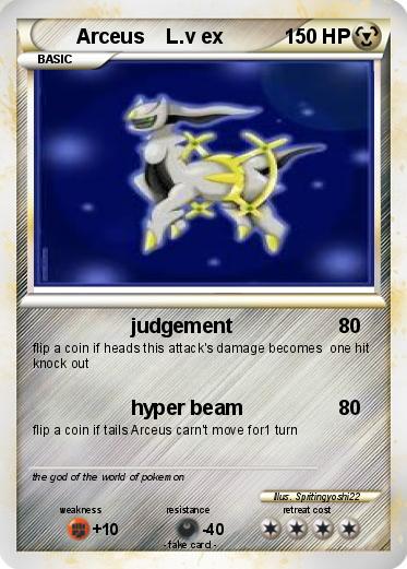 Pokemon Arceus    L.v ex